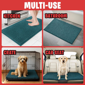 MudGuard Mat at entryway traps moisture and mud for cleaner halls.