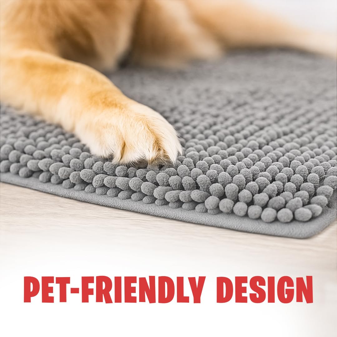 MudGuard Mat non-slip backing provides secure footing