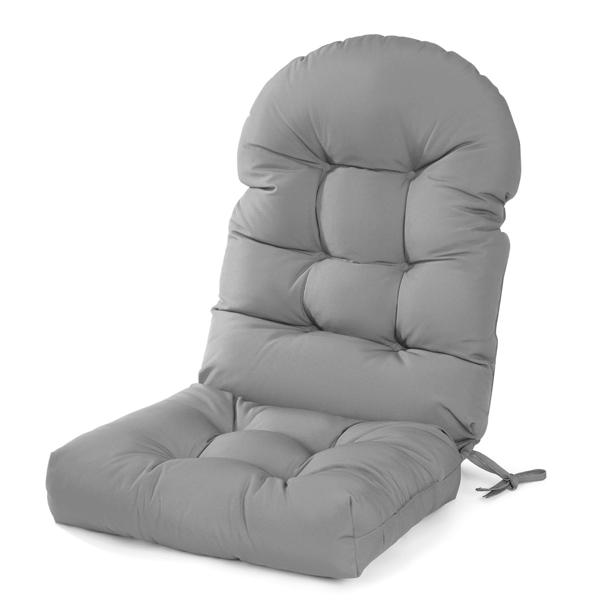 Mudilun Adirondack chair cushion back view for improved outdoor support.