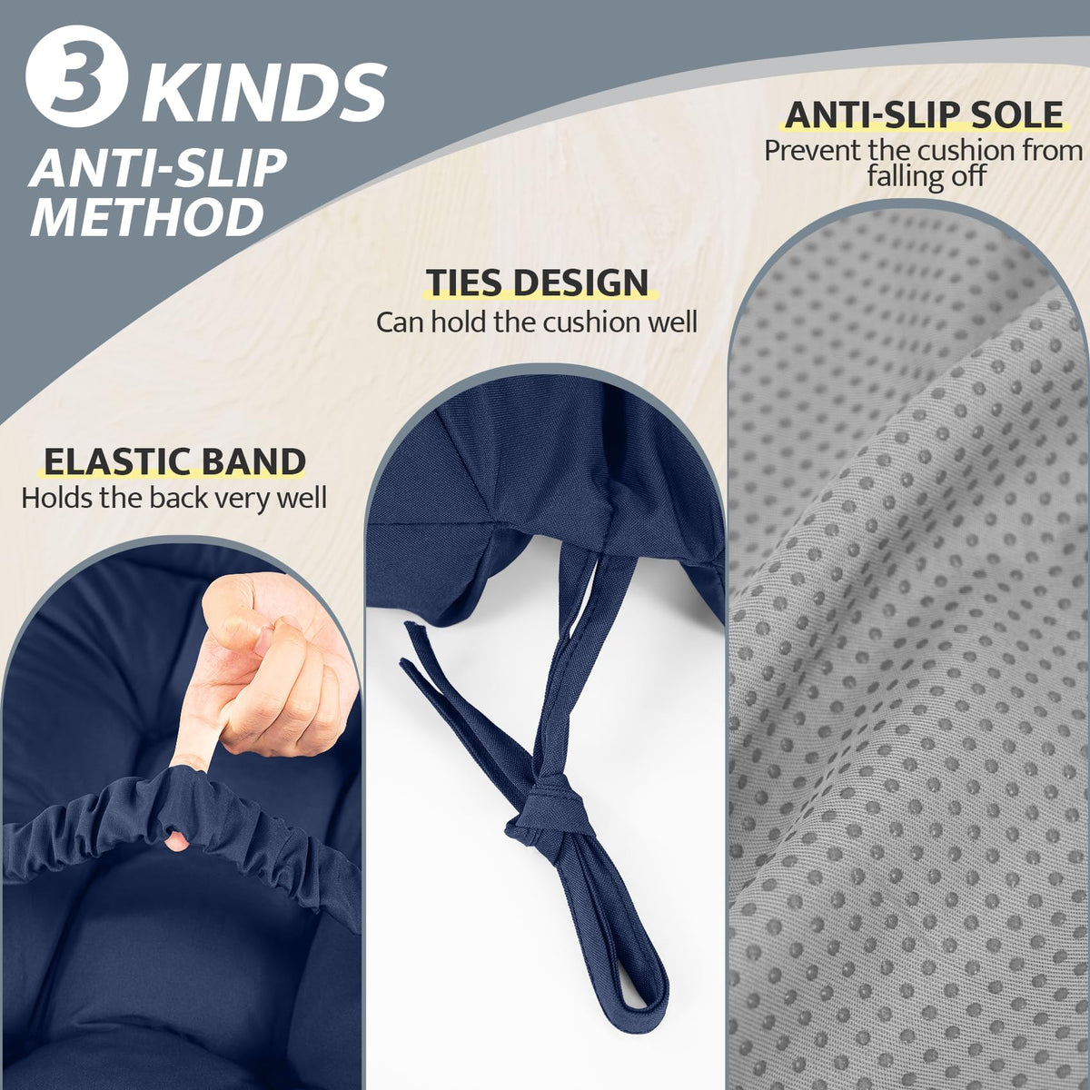 Mudilun chair cushion fabric waterproof: protects against splashes for outdoor use.