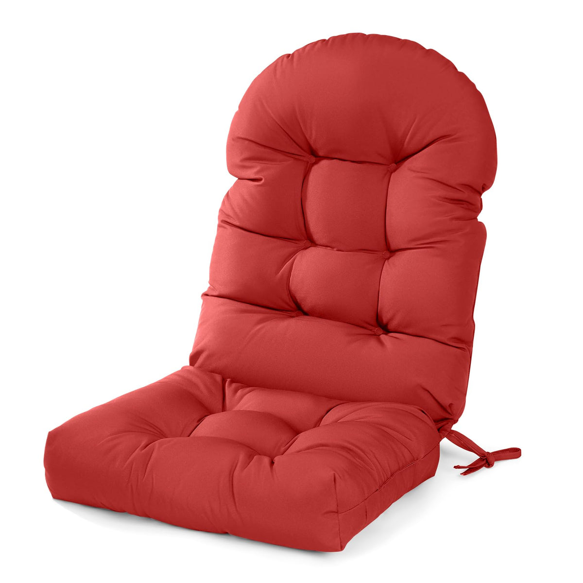Mudilun outdoor Adirondack chair cushion back panel provides durable, all-weather comfort.