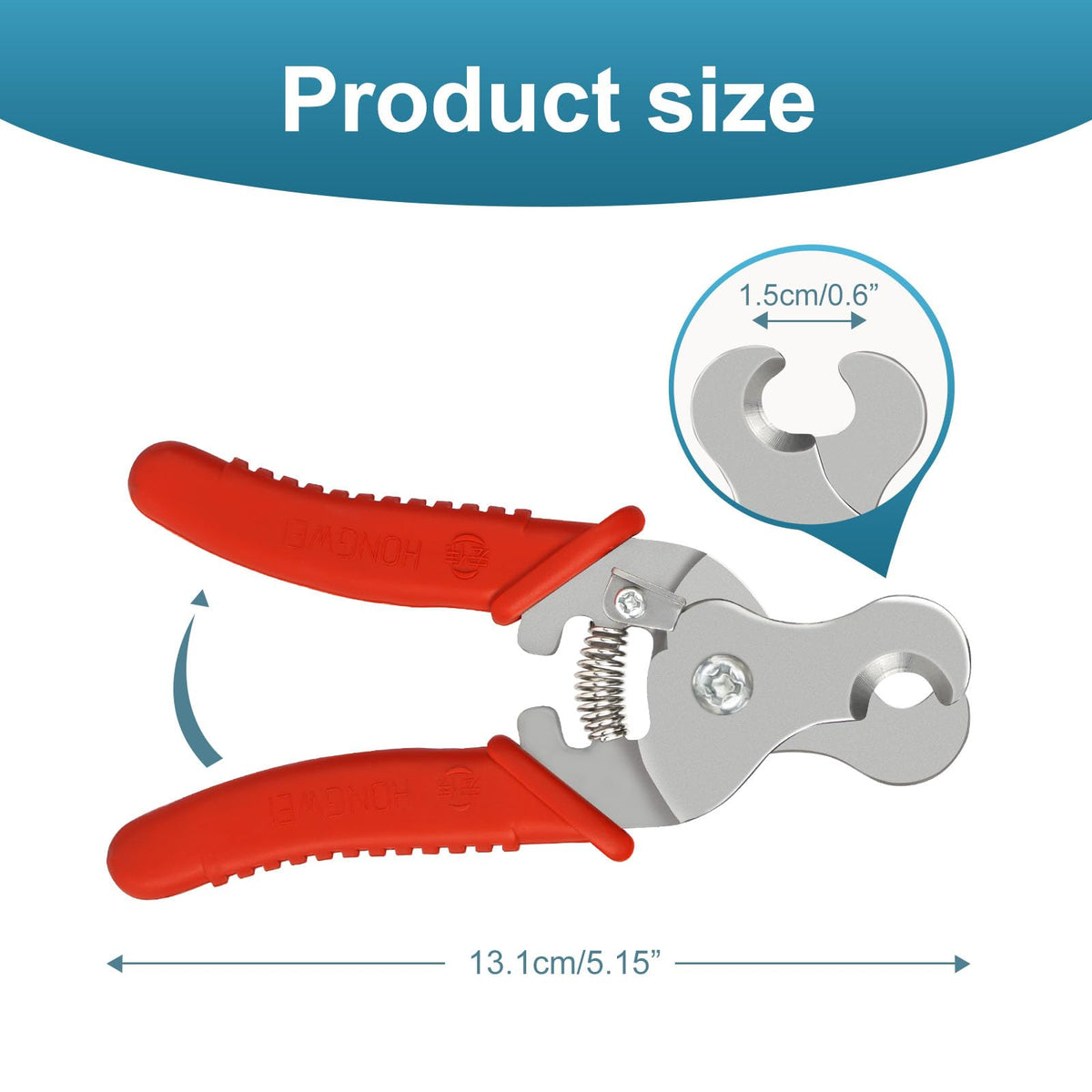 MUDUOBAN anti-slip handle ear tag remover for comfortable grip