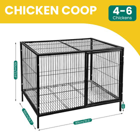 MUDUOBAN coop side door access facilitates quick checks