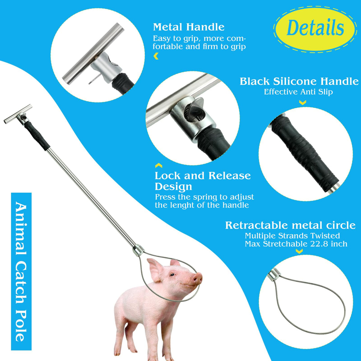 MUDUOBAN compression-spring length adjust for precise hook sizing.