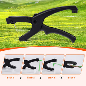 Z Tag system shown with compatible ear tag applicator for a secure fit