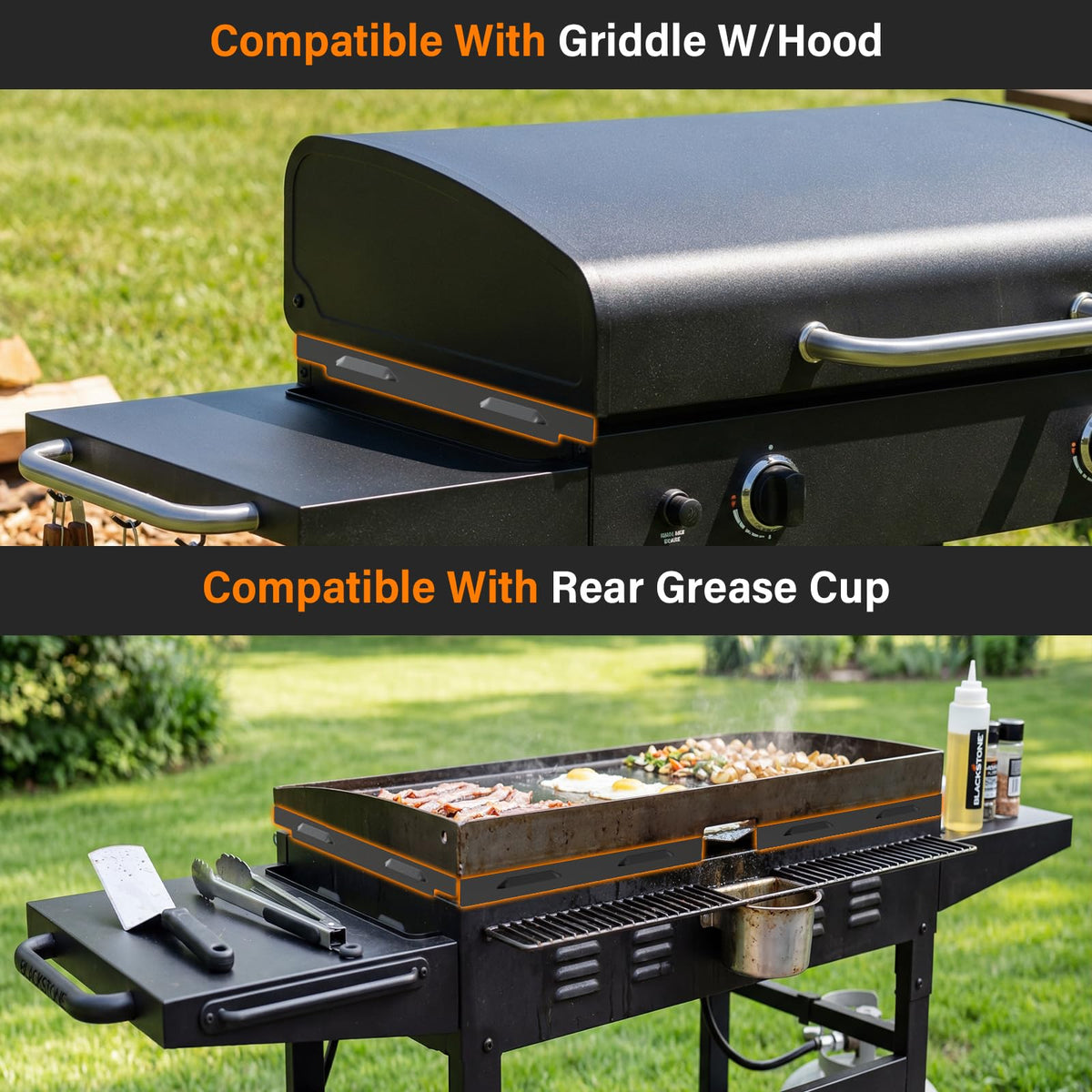 Mudvime stainless steel wind guards resist rust for outdoor cooking