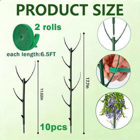 Mufew vine-training sticks guide climbing plants like ivy and roses.