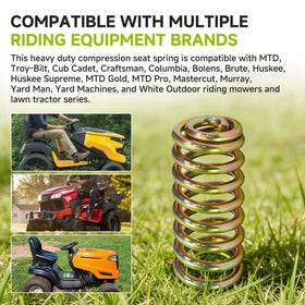 MUGLFPT seat-spring steel construction for durable replacement