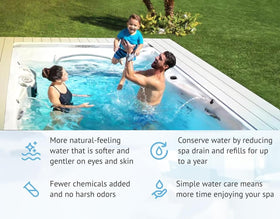 Mugloden four-week life cartridge designed for hot tubs up to 600 gallons.