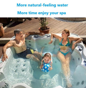 Mugloden Salt System cartridge compatibility with Caldera spa series highlighted