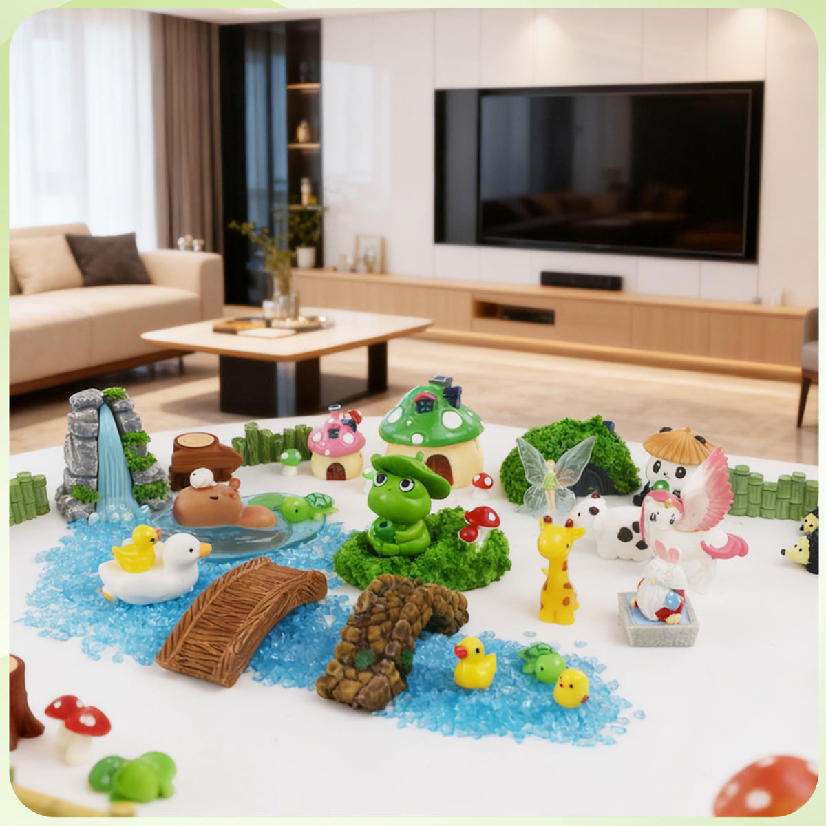 MUJERWQ decorative accessories offer versatile decor for terrariums and crafts.