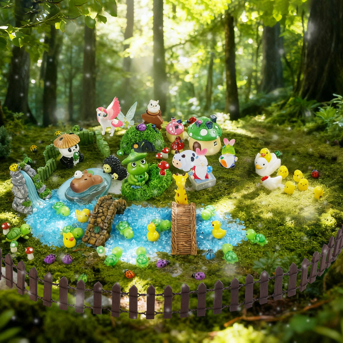 MUJERWQ elf figurine sparks playful storytelling in mini scenes.