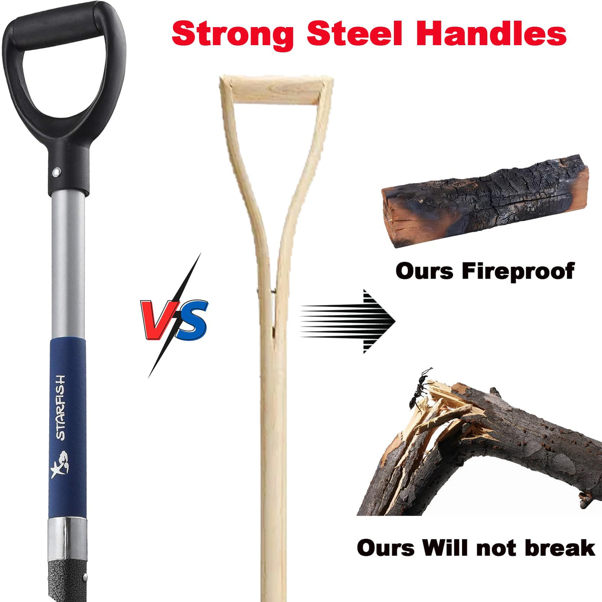 Mujocooker forward-turned-step design supports secure foot placement while digging.