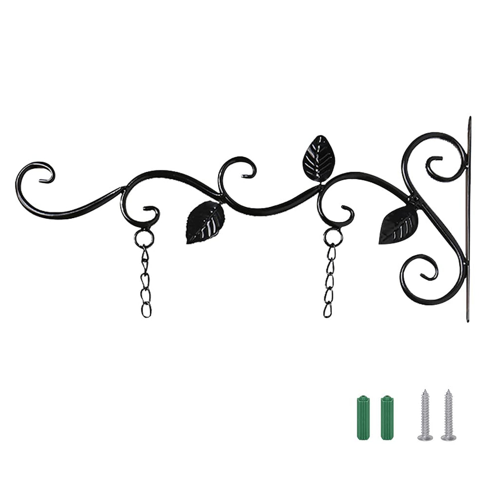 Muka hanging sign bracket on wall, sturdy for outdoor and indoor use.