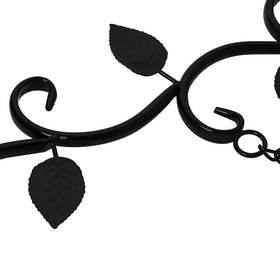 Muka premium metal bracket, sturdy hanger for wind chimes and lights.