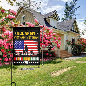 MUKASY garden flag with fade-resistant colors for bright yards