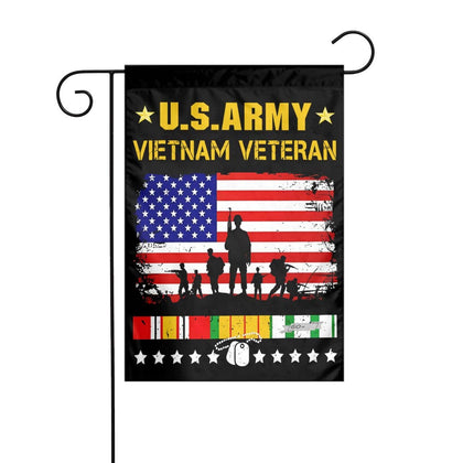 MUKASY US Army Vietnam veteran flag ready for outdoor display