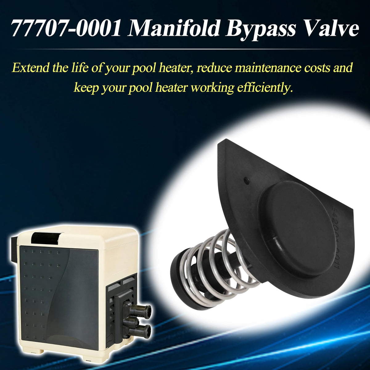 MULAN compatible with Sta-Rite Max-E-Therm heater for easy replacement.