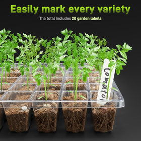 Mulctun BPA-free-plastic materials ensure safer, durable seed-tray construction.