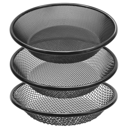 Mulctun soil sifter on 11.8-inch top diameter for stable soil grading.