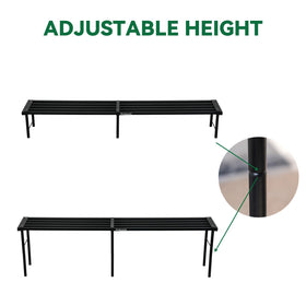 MultirackX heavy-pot-capacity design supports large planters securely