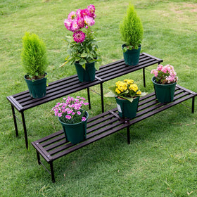 Versatile MultirackX plant stand for indoors or outdoors.