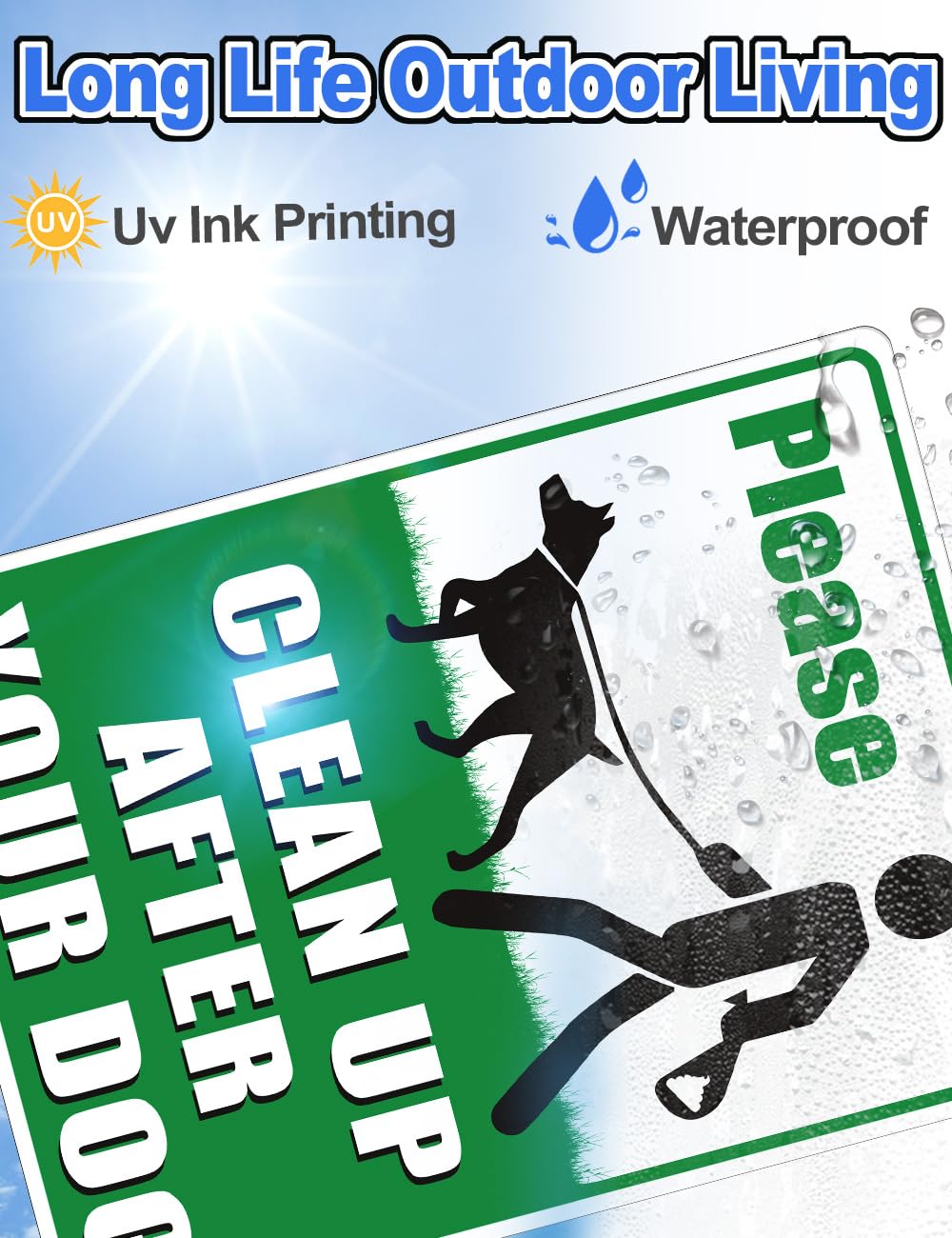 Multiwins durable corrugated plastic sign withstands weather and fading.