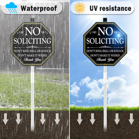 Front-yard display of the Multiwins sign weatherproof aluminum panel.