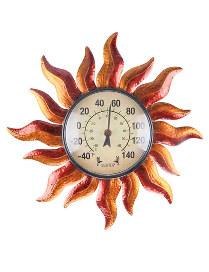 MUMTOP 13.7-inch wall thermometer with large numbers for easy indoor reading from afar.