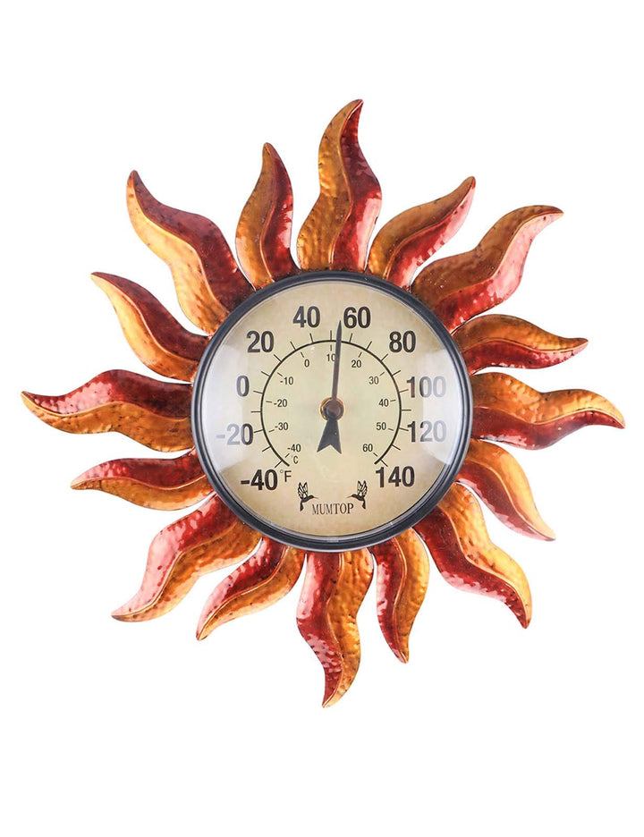 MUMTOP 13.7-inch wall thermometer with large numbers for easy indoor reading from afar.