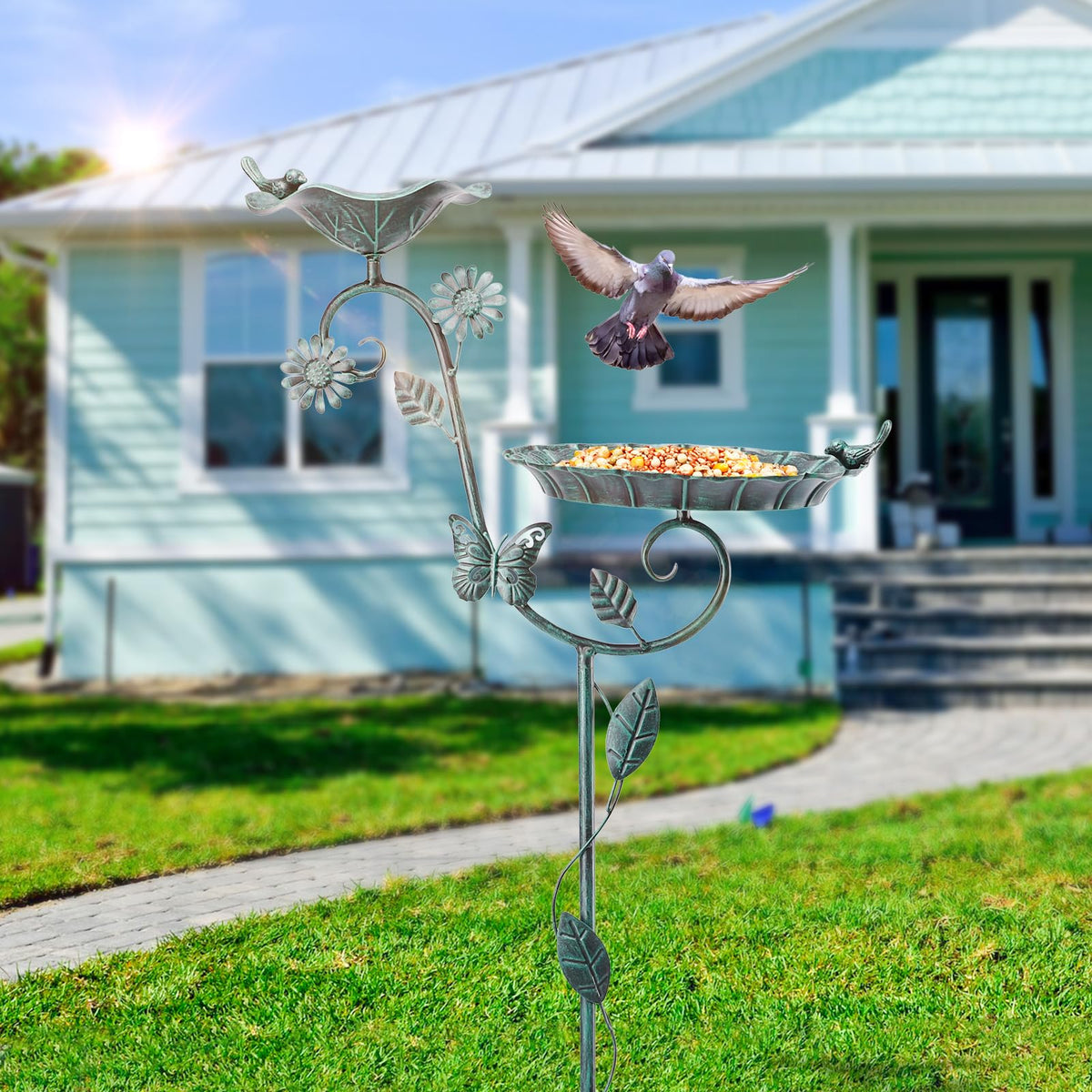 MUMTOP backyard decoration motivates birds and pollinators to visit your yard.