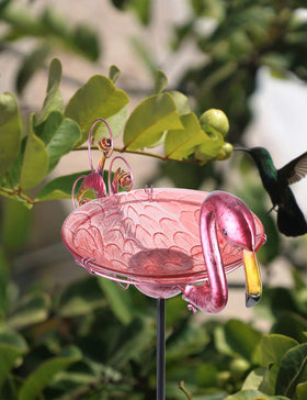 MUMTOP birdbath invites feathered visitors to sip and stay