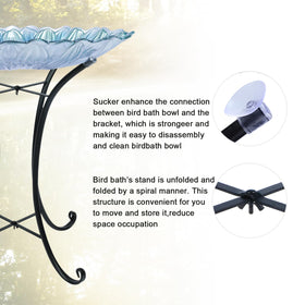 MUMTOP weather-resistant glass and stainless steel construction suits year-round outdoor settings