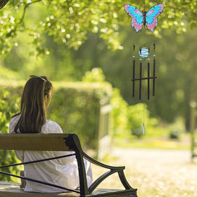 MUMTOP garden display wind chimes, brings color and movement to outdoor spaces.