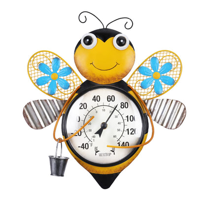 MUMTOP indoor outdoor thermometer front dial for easy outdoor readings