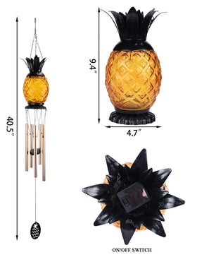 MUMTOP pineapple LED glow enhances porch décor with tropical charm.