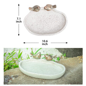 MUMTOP vintage bird ornament adds nostalgic charm while inviting feathered visitors