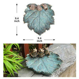 MUMTOP weather-resistant resin bird bath for outdoor longevity