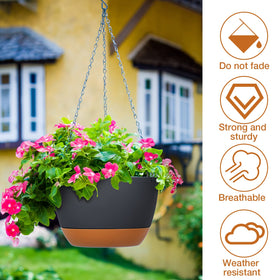 Mumufy durable PP material hanging planter is lightweight and sturdy.