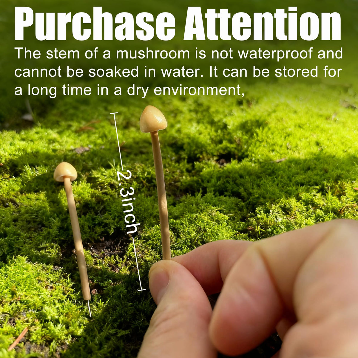 Mumutie resin clay mushrooms for DIY garden decor and crafts.