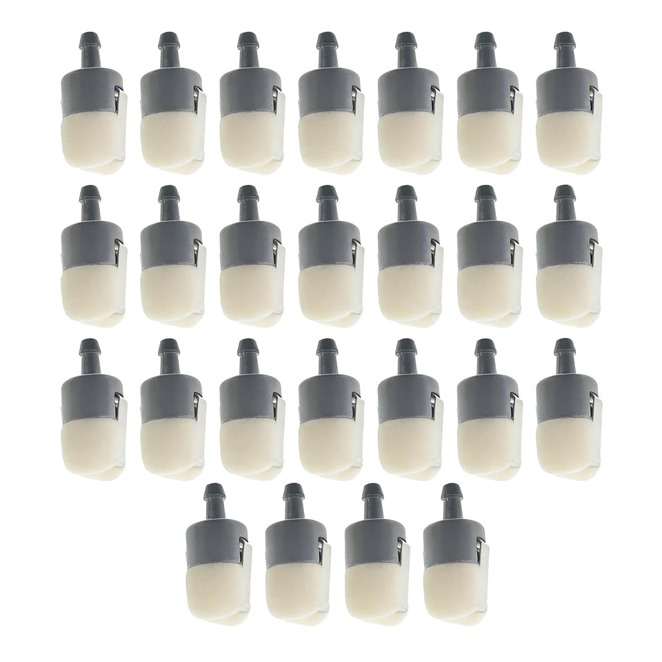 Munirater 25-pack fuel filter close-up for quick replacement