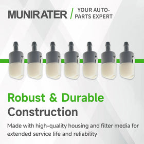 Munirater packaging shows 25 filters for maintenance