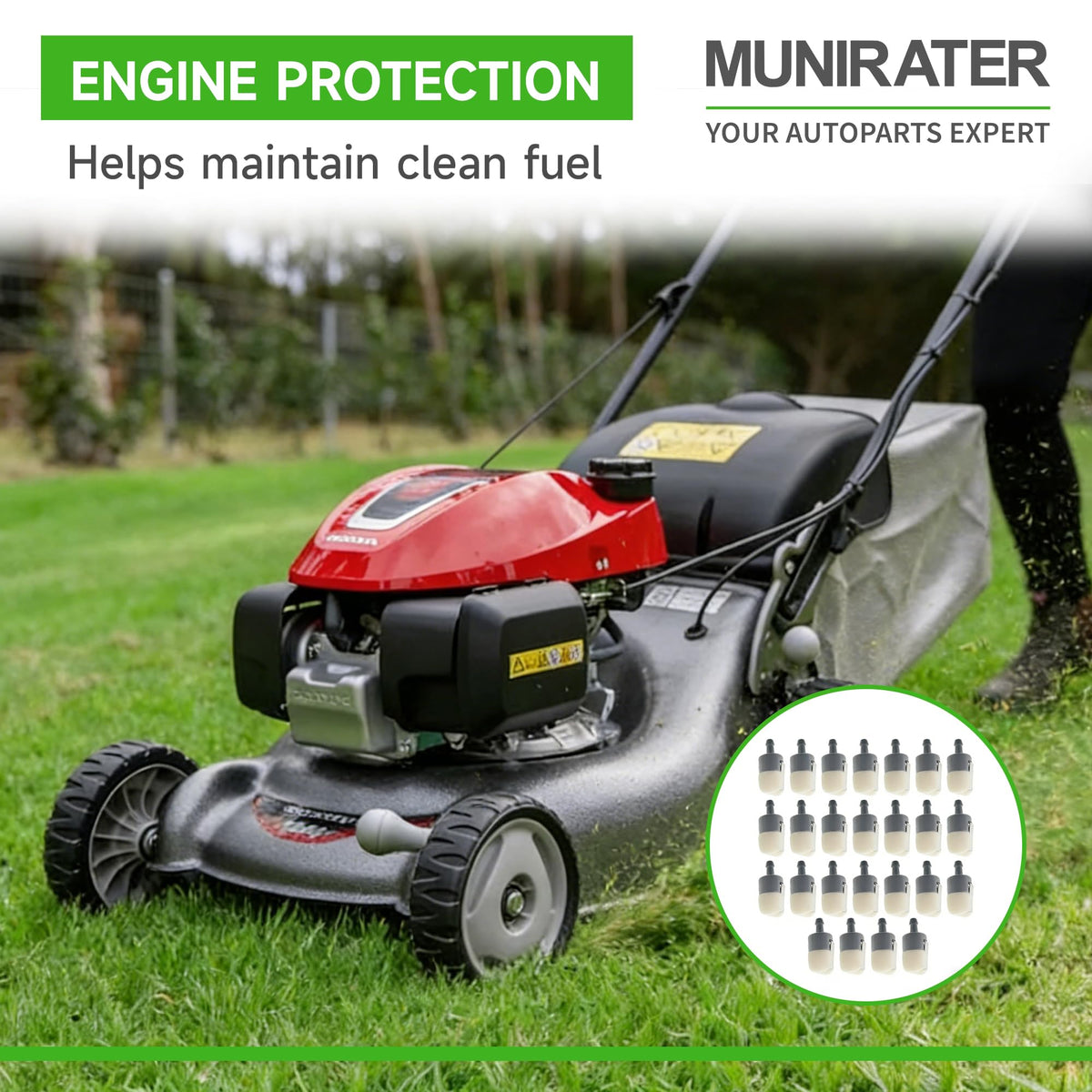 Munirater robust materials ensure long-lasting engine filtration