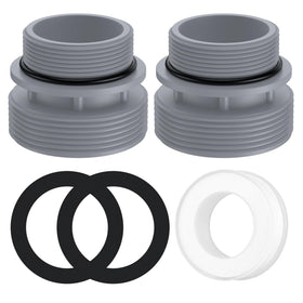 MUSCCCM 4560 pool hose adapter showing 40 mm to 1-1/2 inch join for secure filtration