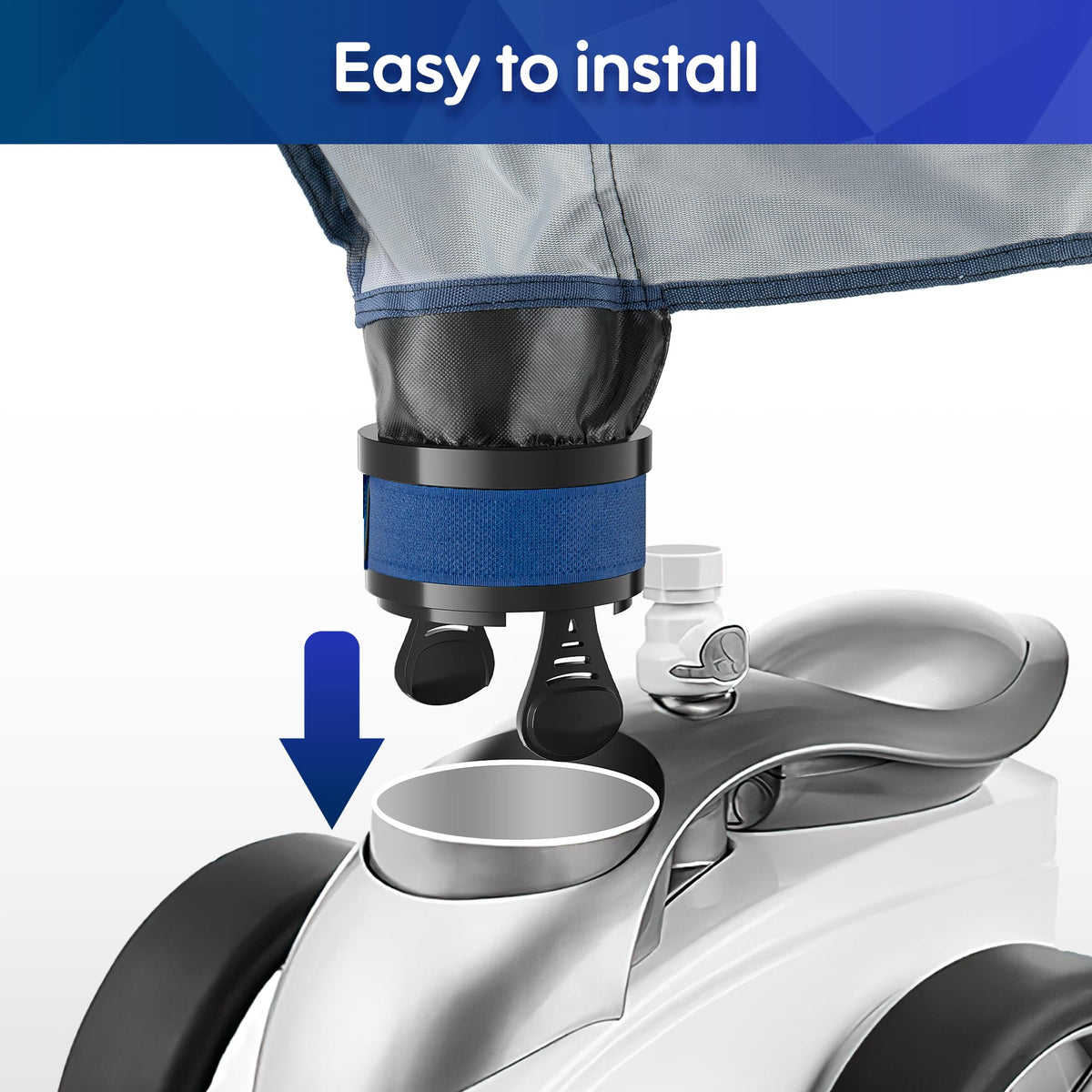 MUSCCCM durable high-density material and reinforced seams for long-lasting pool use.