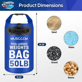 MUSCCCM heavy-duty 500D PVC close-up highlights durability and waterproofing