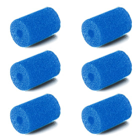 MUSCCCM Polaris sweep hose scrubber blue front view for durable pool cleaner performance.