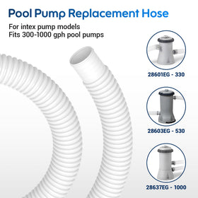 MUSCCCM hose installation shown as tool-free with included stainless clamps.