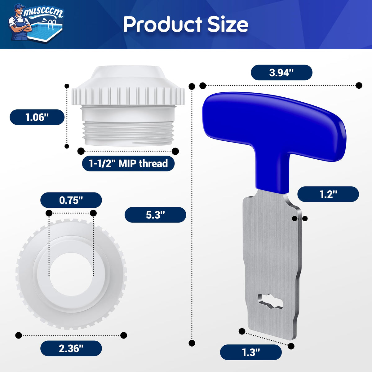 MUSCCCM adjustable return jet delivering precise directional flow