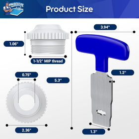 MUSCCCM adjustable return jet delivering precise directional flow